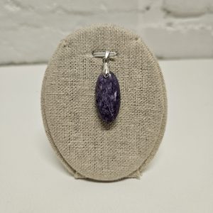 Pendentif en Charoïte ovale