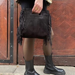 Sac cuir velours Indiana