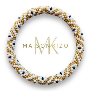 Bracelet Népalais Maison Kizo Motif Doré
