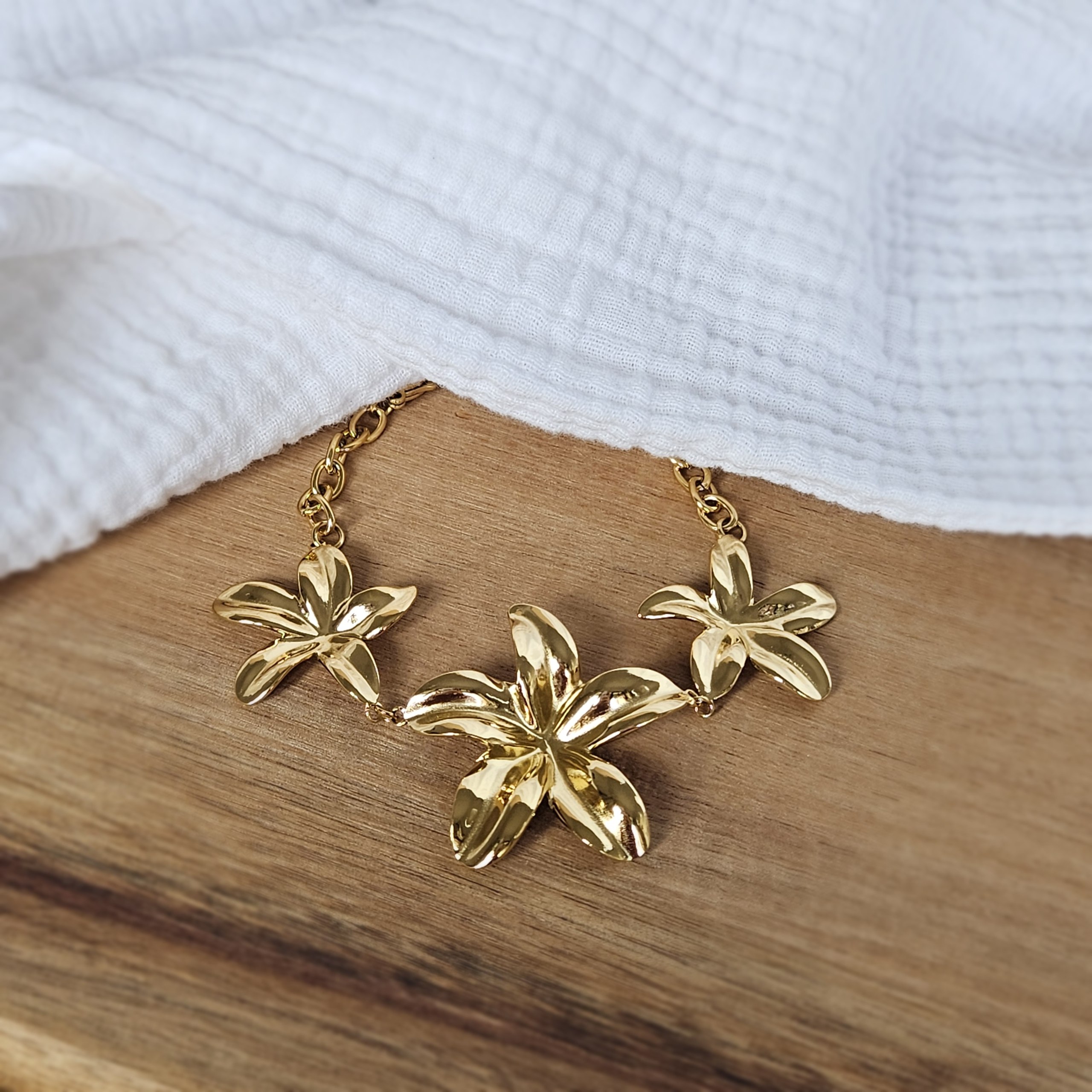 Bracelet 3 fleurs – Image 3