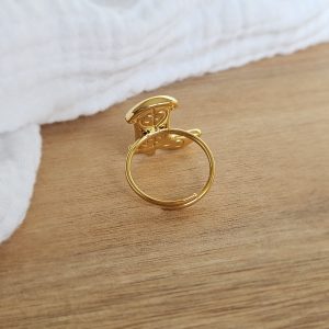 Bague Bottes doré