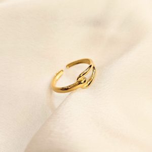 Bague dorée Amanda