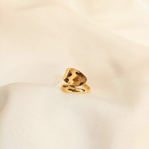 Bague dorée Zoela