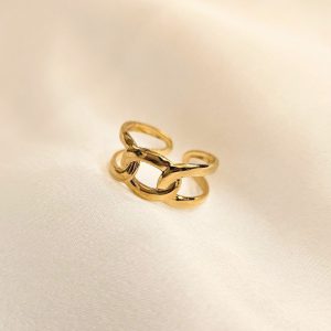 Bague dorée Soraya