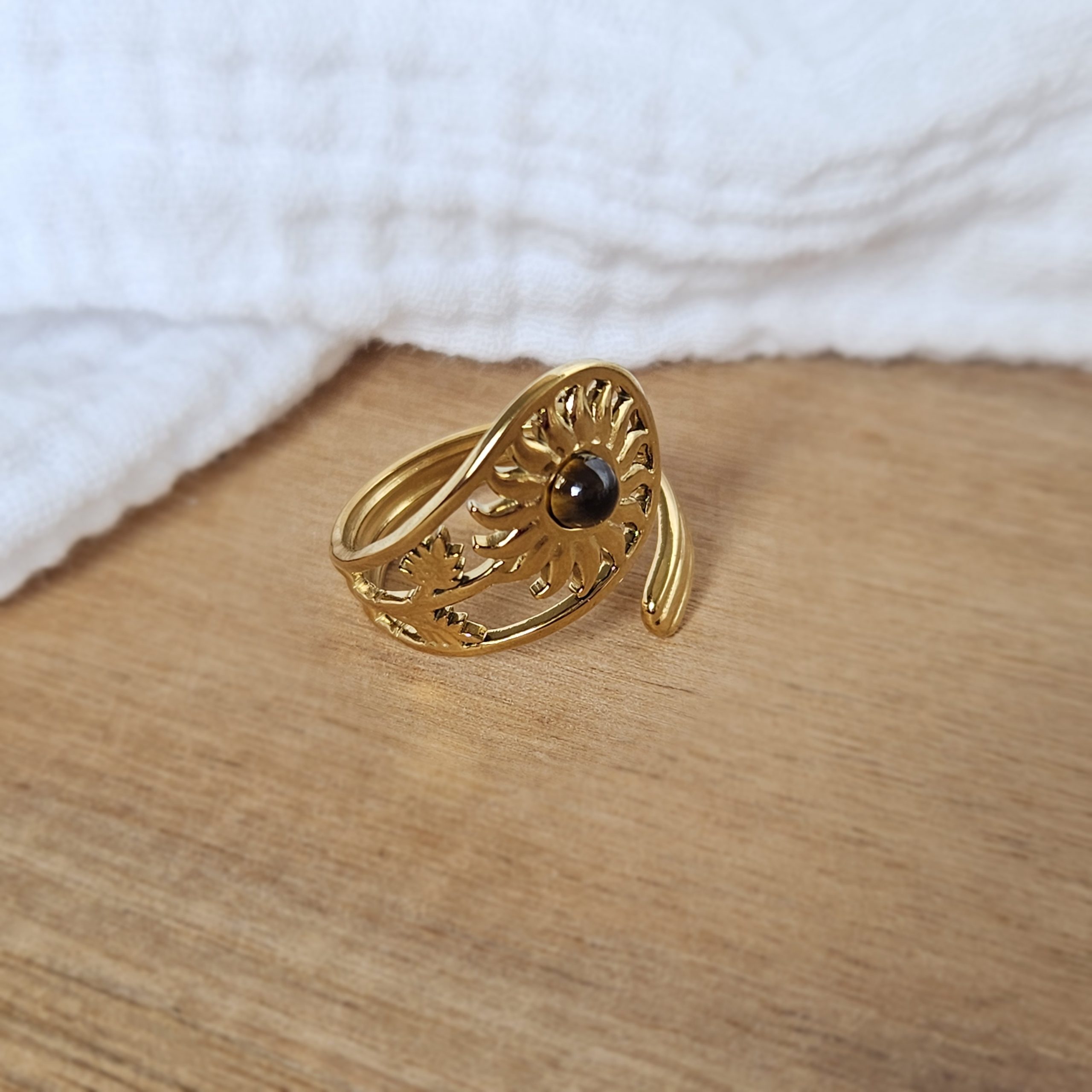 Bague Pierre Oeil de tigre – Image 3
